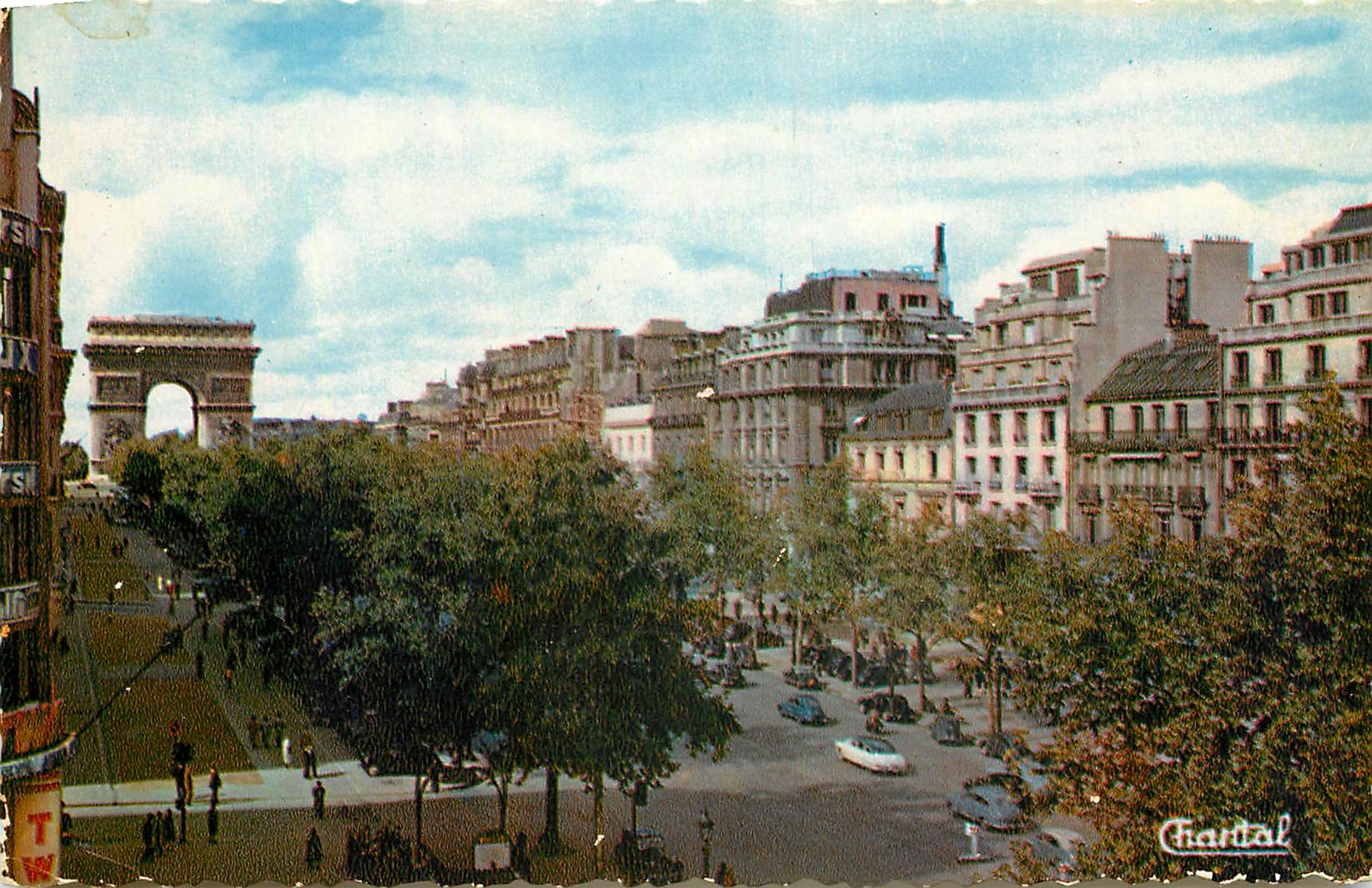 CPA Paris Avenue des Champs Elysees 
