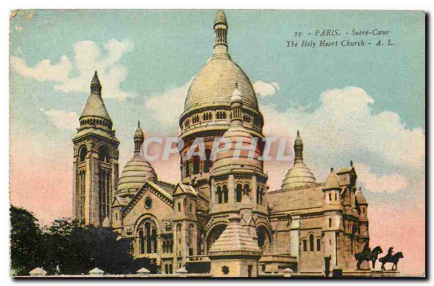 CPA Paris Sacre Coeur 