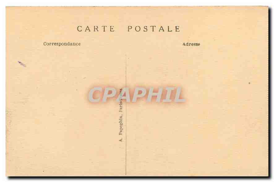 CPA Paris le Trocadero  — Verso
