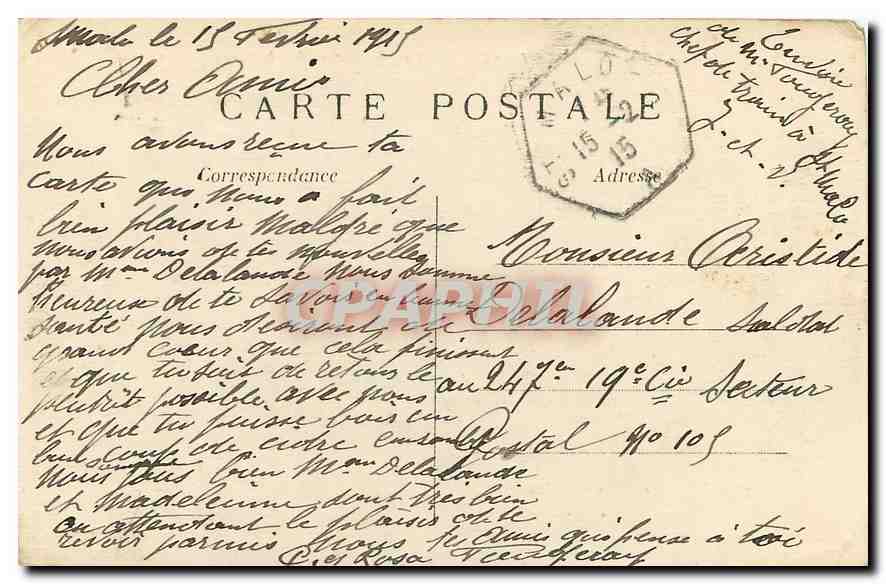 CPA Paris 1er arrt la Place du Carrousel et le Louvre  — Rückseite