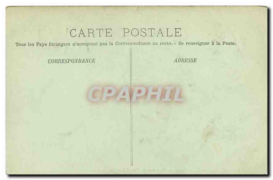 CPA Paris la Sorbonne Pourtour du Grand Escalier  — Rückseite
