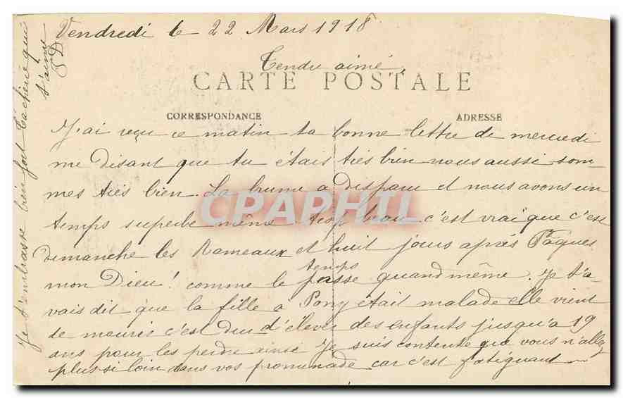 CPA Paris Basilique du Sacre Coeur de Montmartre et Savoyarde Cloche — Rückseite