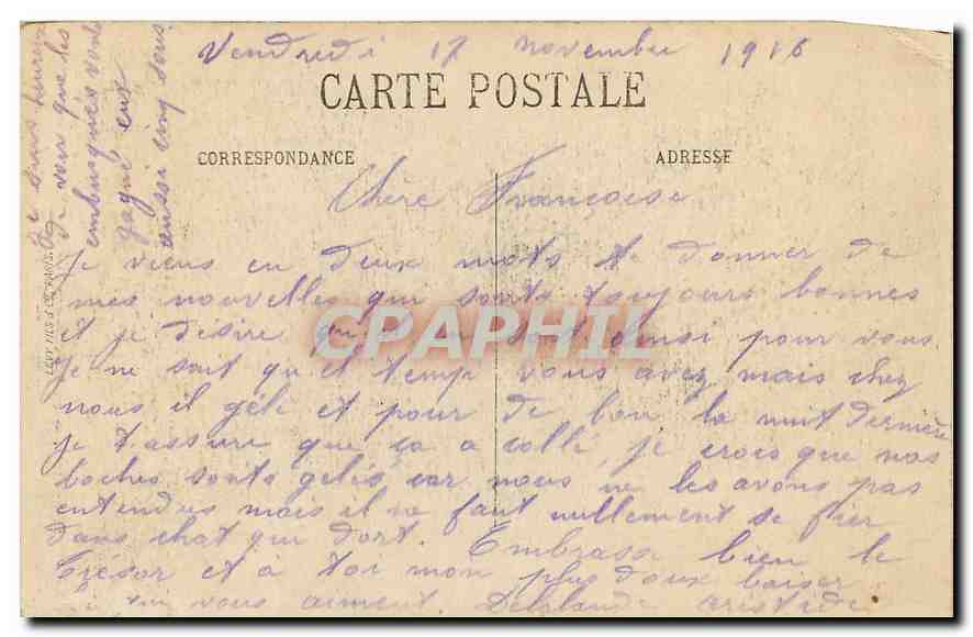 CPA Paris V le Pantheon construit de 1764 a 1790 sur les Plans de Souffet  — Rückseite