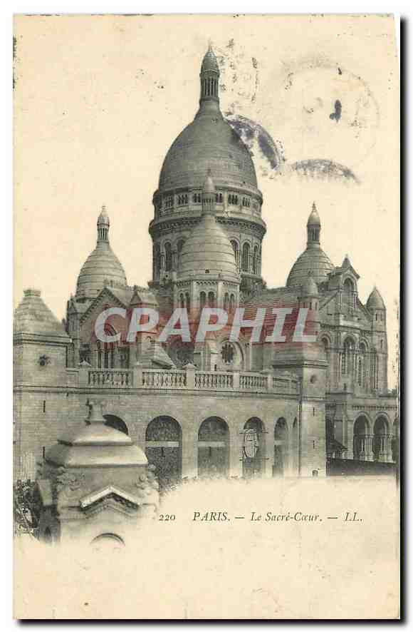 CPA Paris le Sacre Coeur 