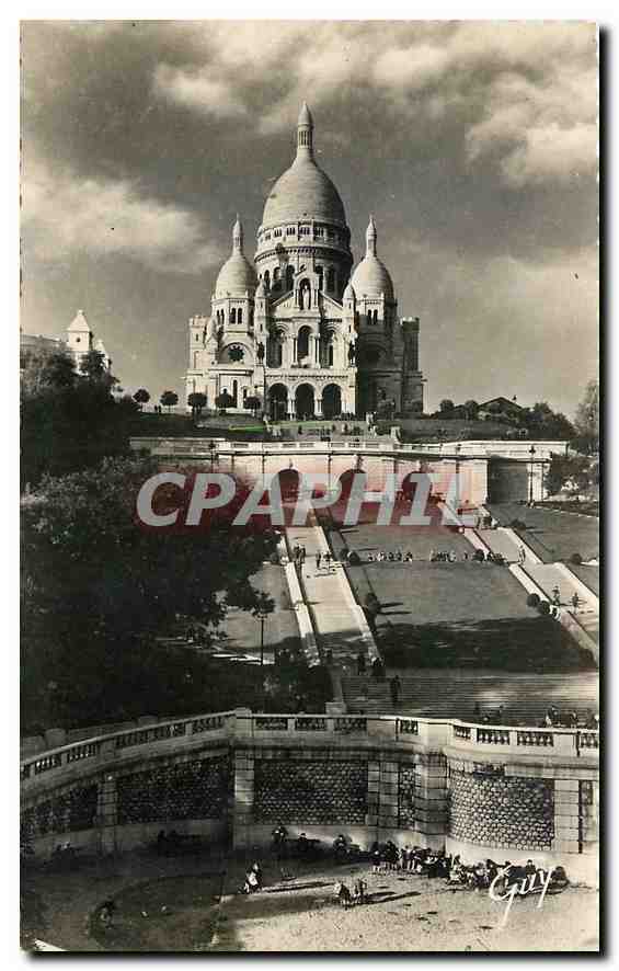 CPA Paris et ses Merveilles Basilique du Sacre Coeur de Montmartre 