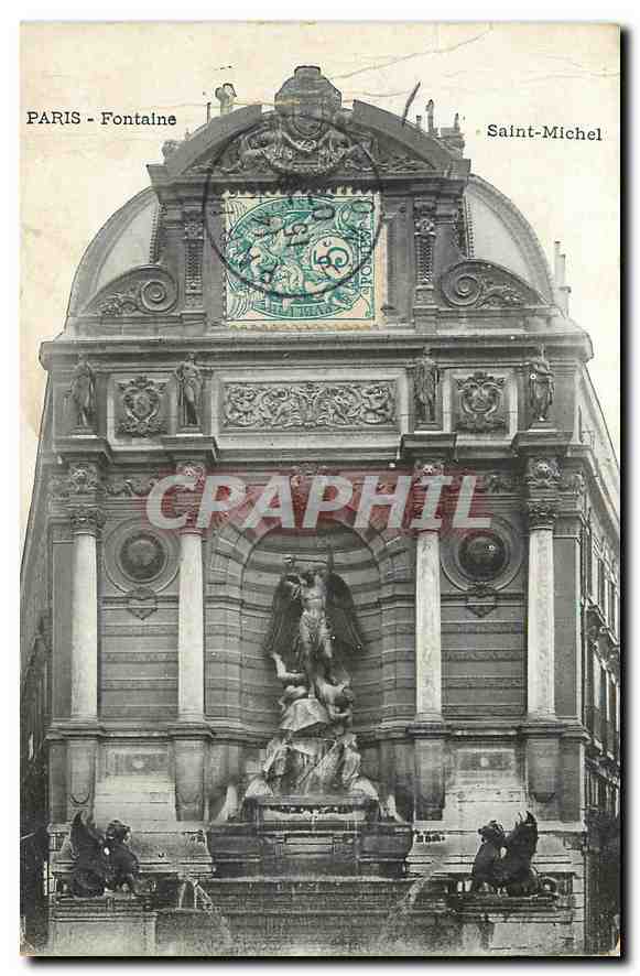 CPA Paris Fontaine Saint Michel 