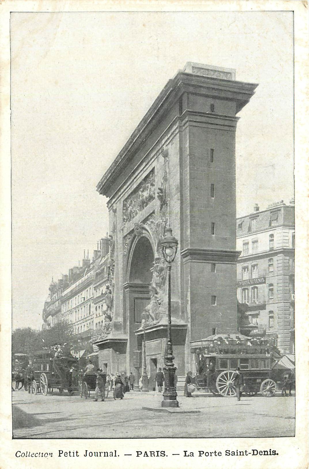 CPA Collection Petit Journal Paris la Porte Saint Denis 