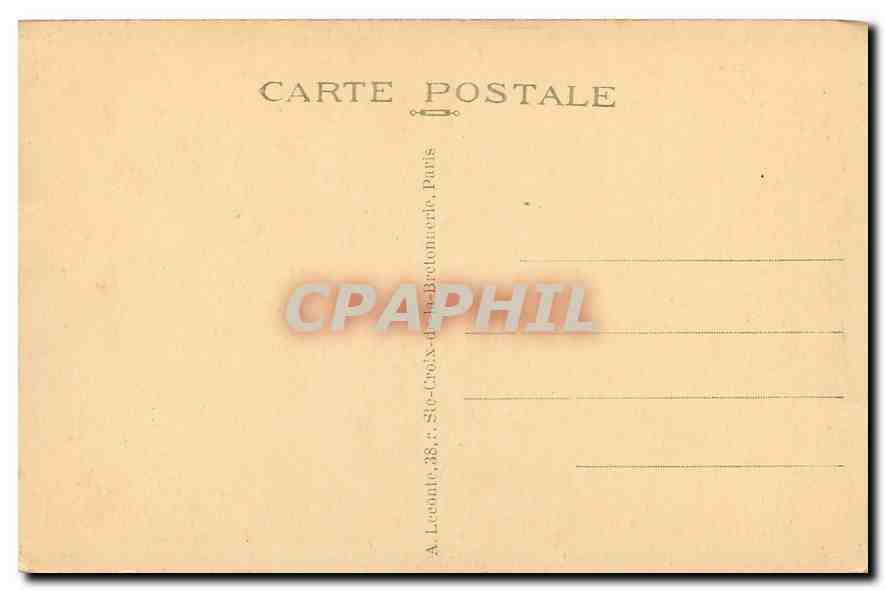 CPA Paris la Seine au Quai d'Orsay  — Rückseite
