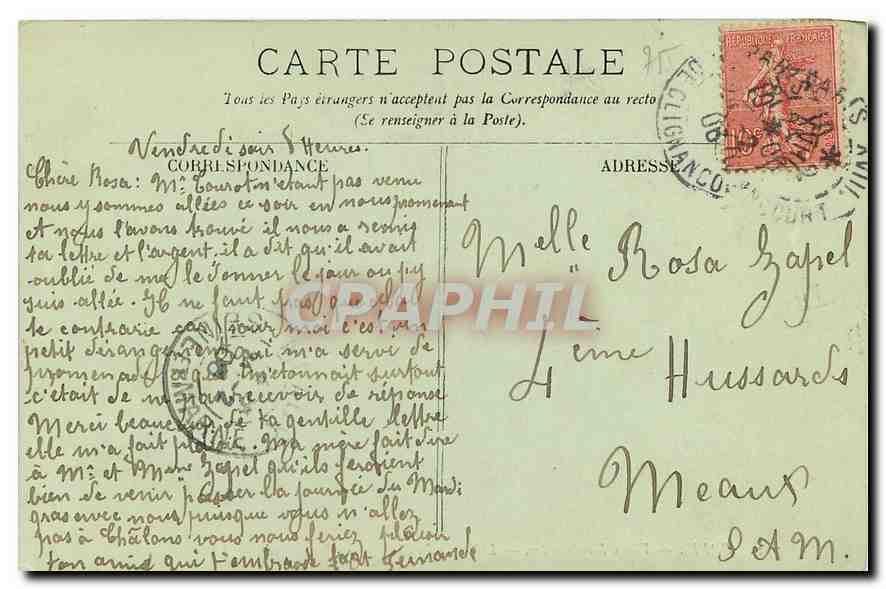 CPA Paris Vieux Montmartre l'entree du Chateau des Brouillards  — Verso