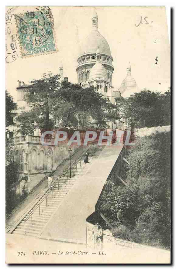 CPA Paris le Sacre Coeur 
