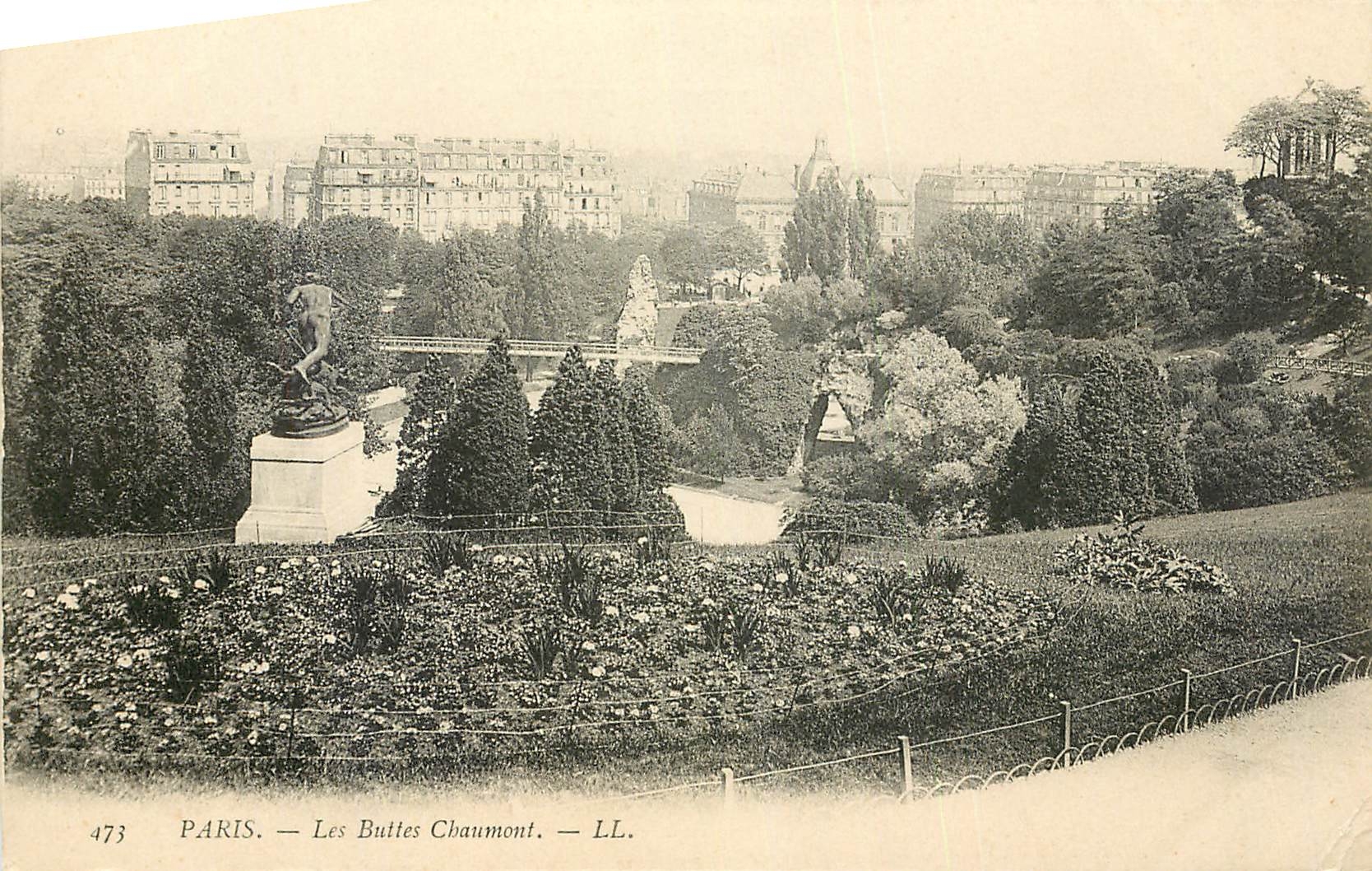 CPA Paris les Buttes Chaumont 