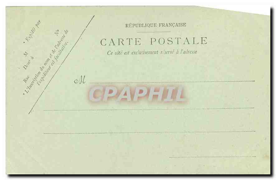 CPA Paris les Buttes Chaumont  — Rückseite