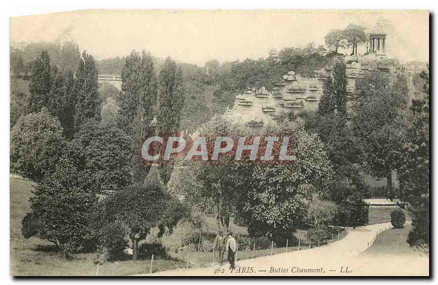 CPA Paris les Buttes Chaumont 