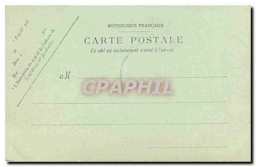 CPA Paris les Buttes Chaumont une Allee  — Verso