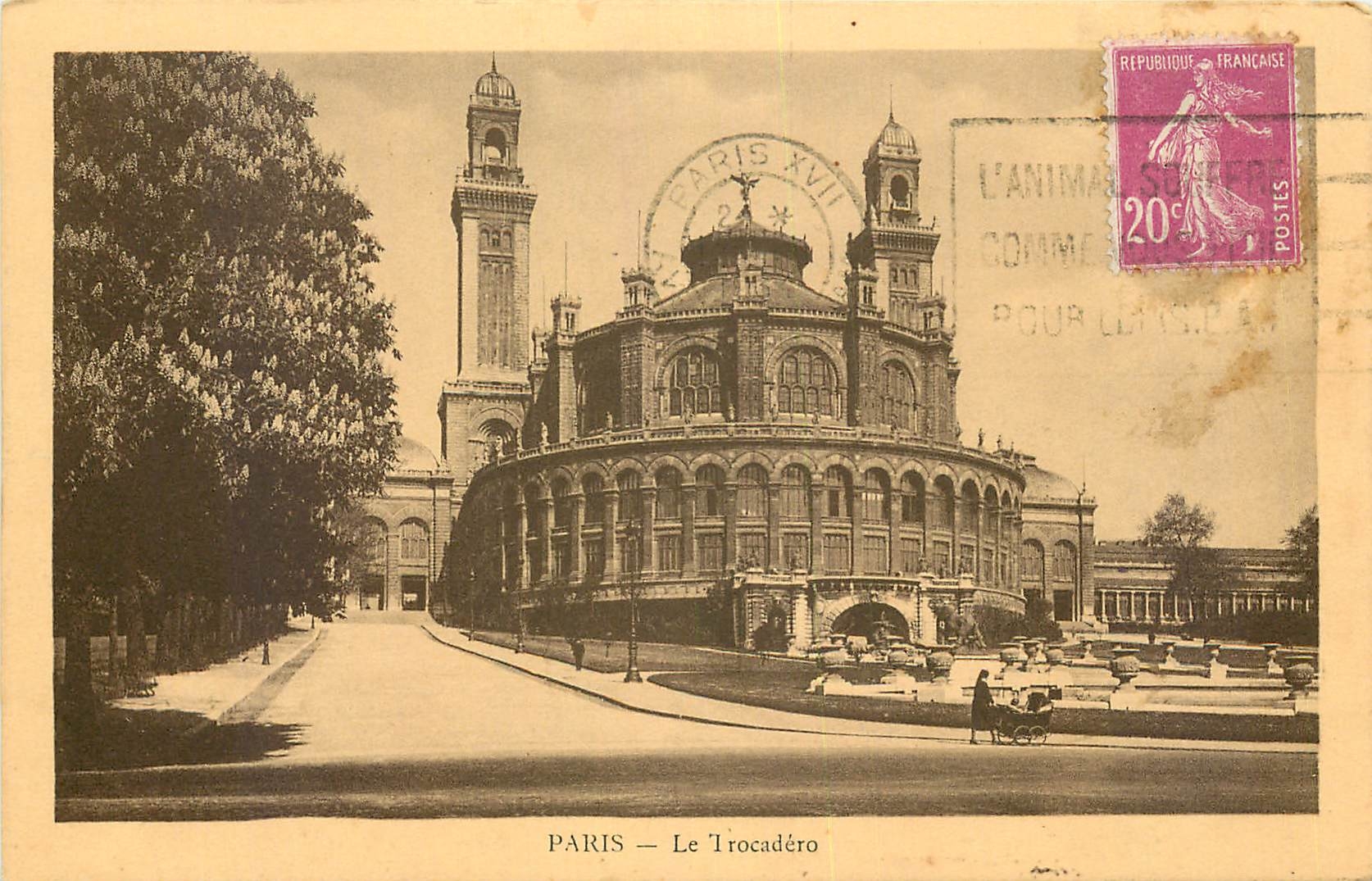 CPA Paris le Trocadero 