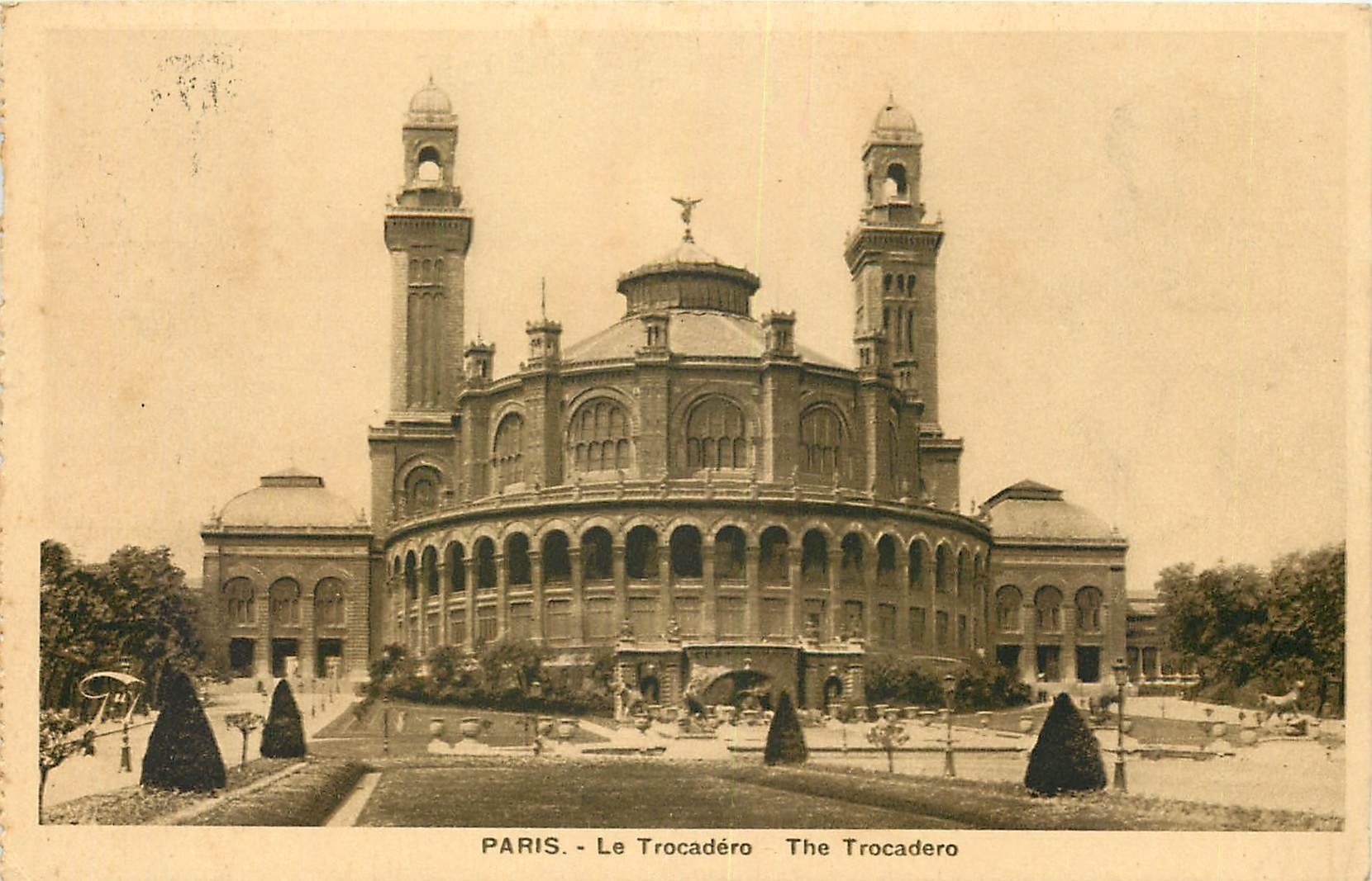 CPA Paris le Trocadero 