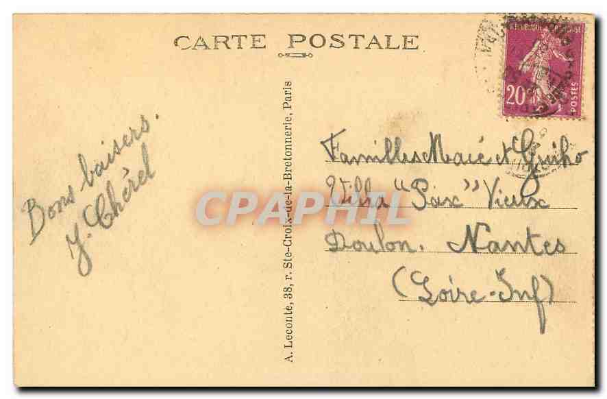 CPA Paris le Trocadero  — Rückseite