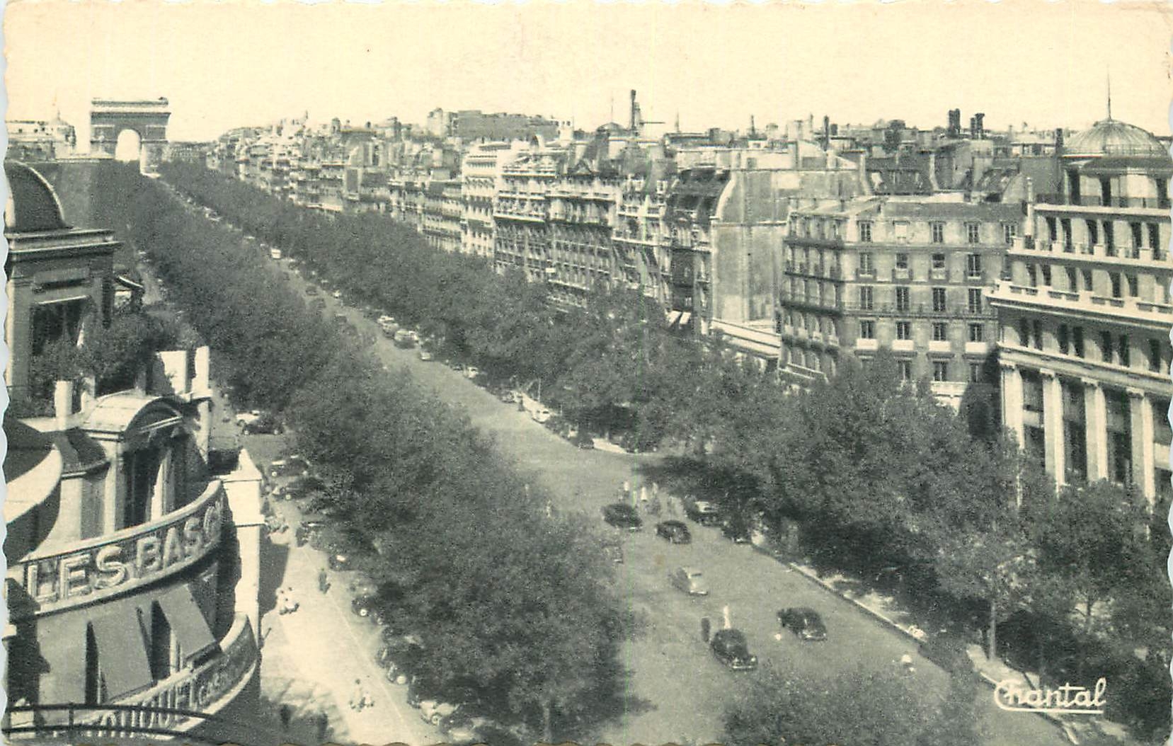 CPA Paris l'Avenue des Champs Elysees 