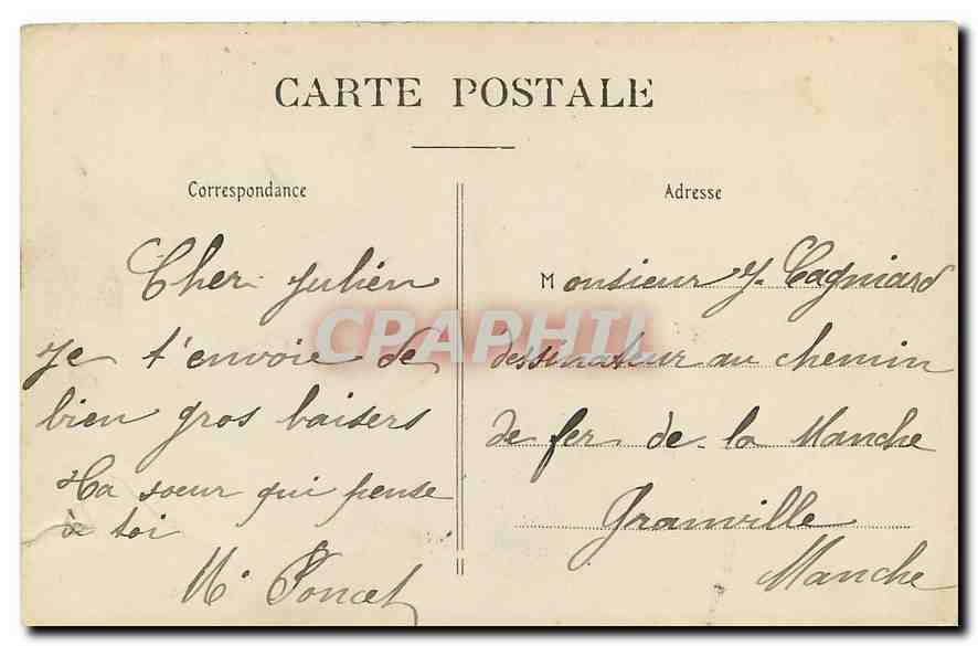 CPA Paris Pont Mirabeau  — Rückseite