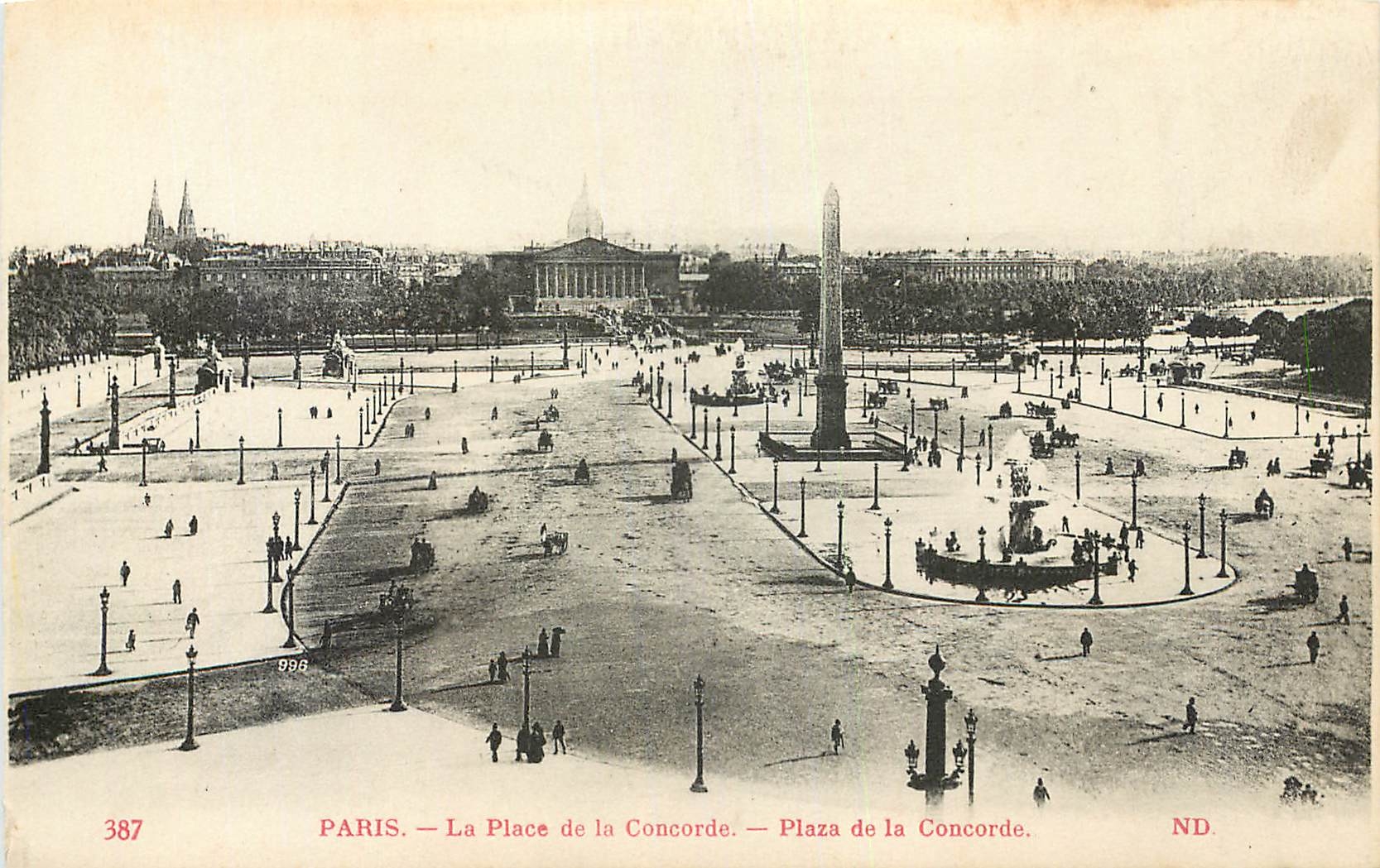 CPA Paris la Place de la Concorde Plaza de la concorde 