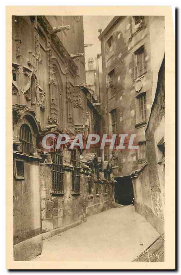 CPA Eglise Saint Gervais Paris le Charnier XVII siecle mansardes pittoresque a frontons triangulaire