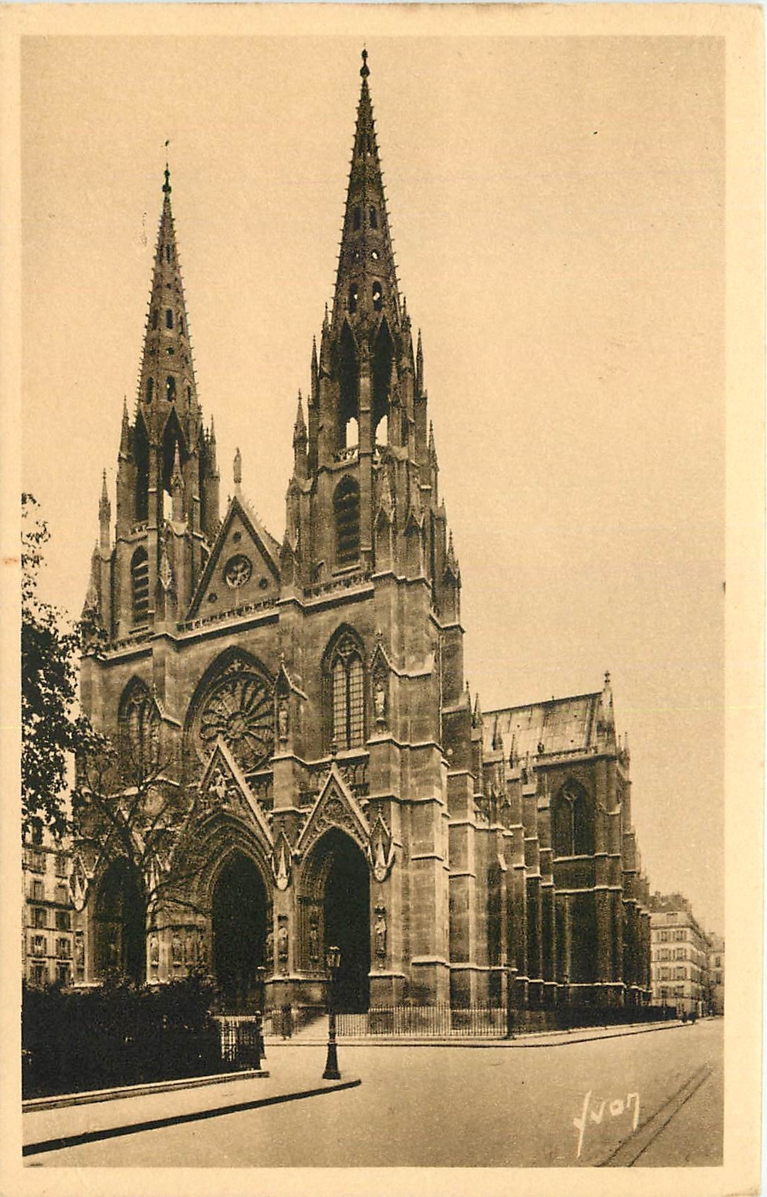 CPA Paris en Flanant Eglise Sainte Clotilde 
