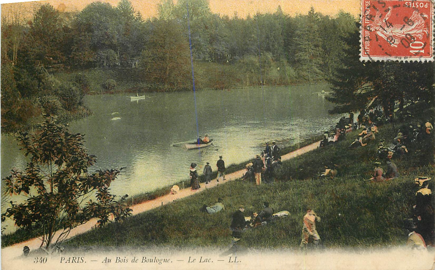 CPA Paris au Bois de Boulogne le Lac 