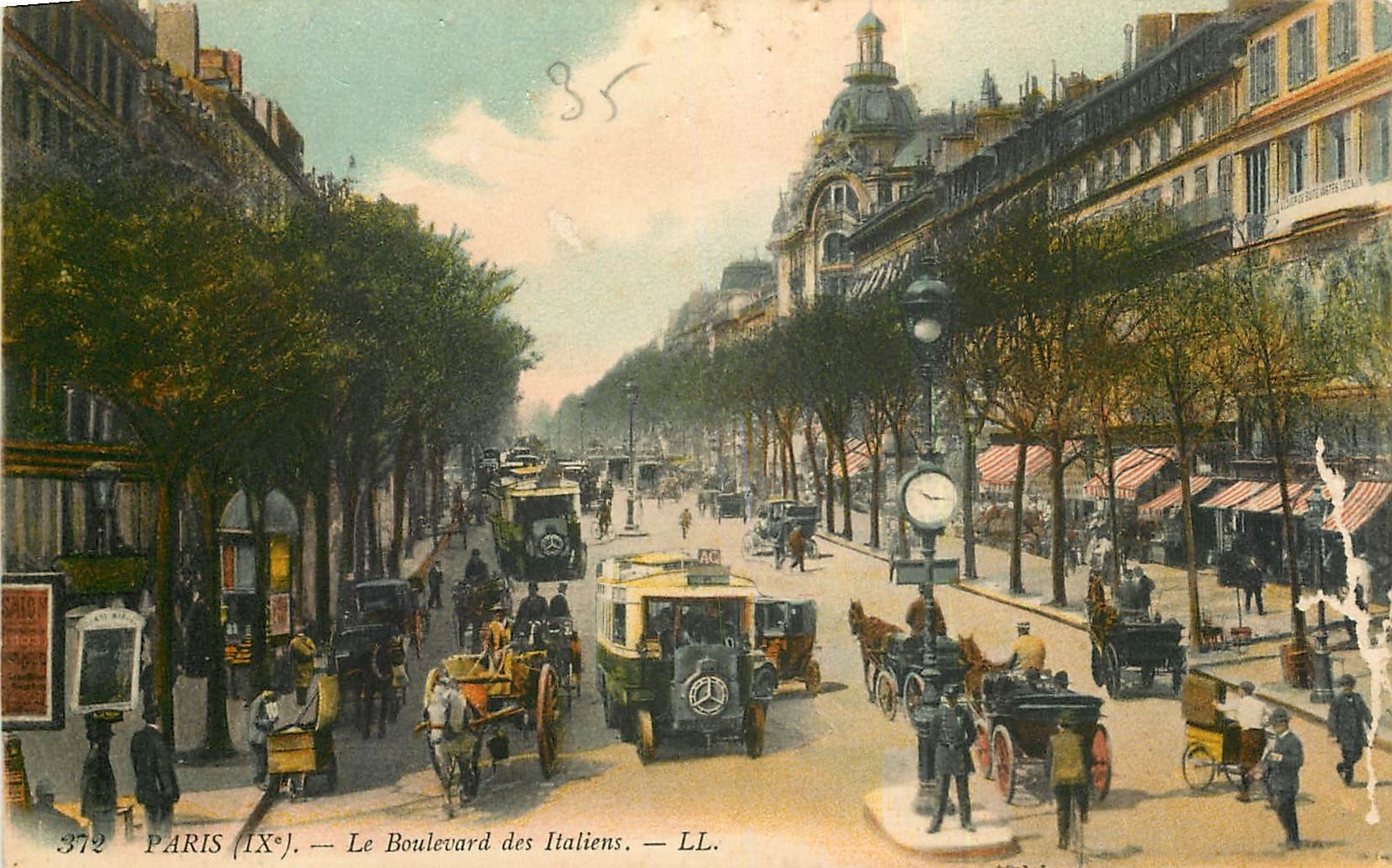 CPA Paris IX le Boulevard des Italiens 