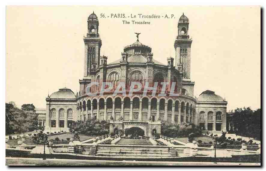 CPA Paris le Trocadero 