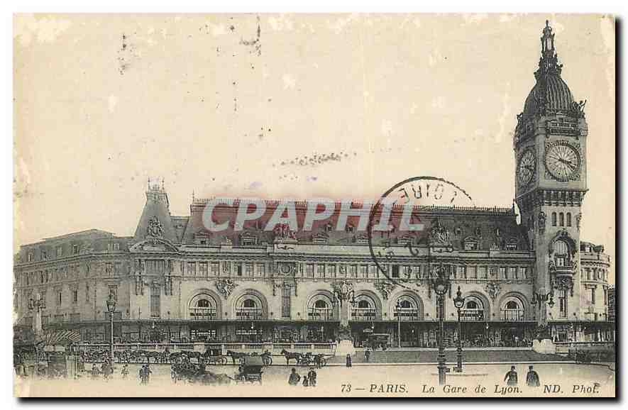 CPA Paris la Gare de Lyon 