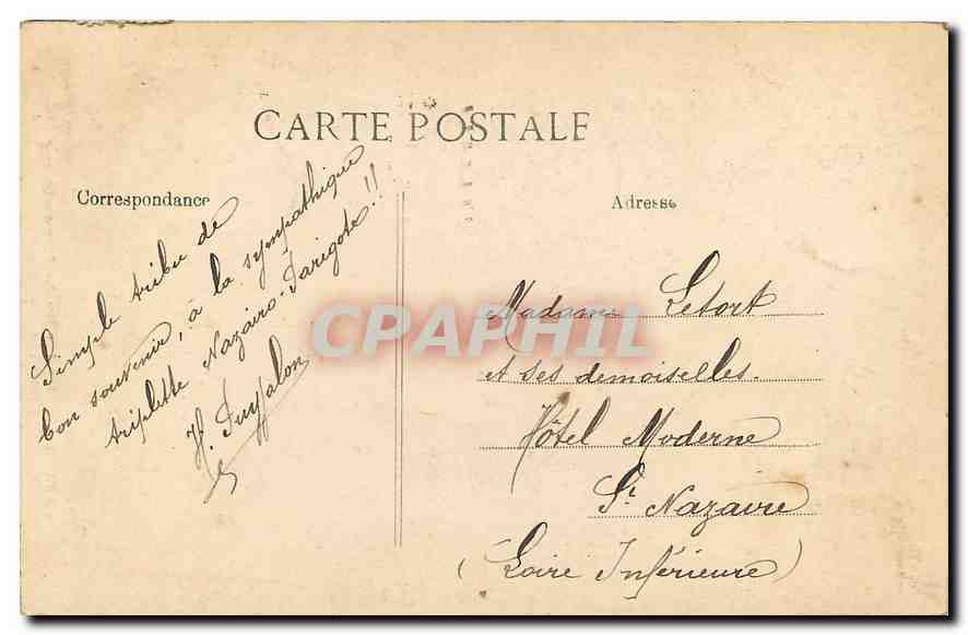 CPA Paris Jardin dy Luxembourg Fontaine Medicis  — Rückseite