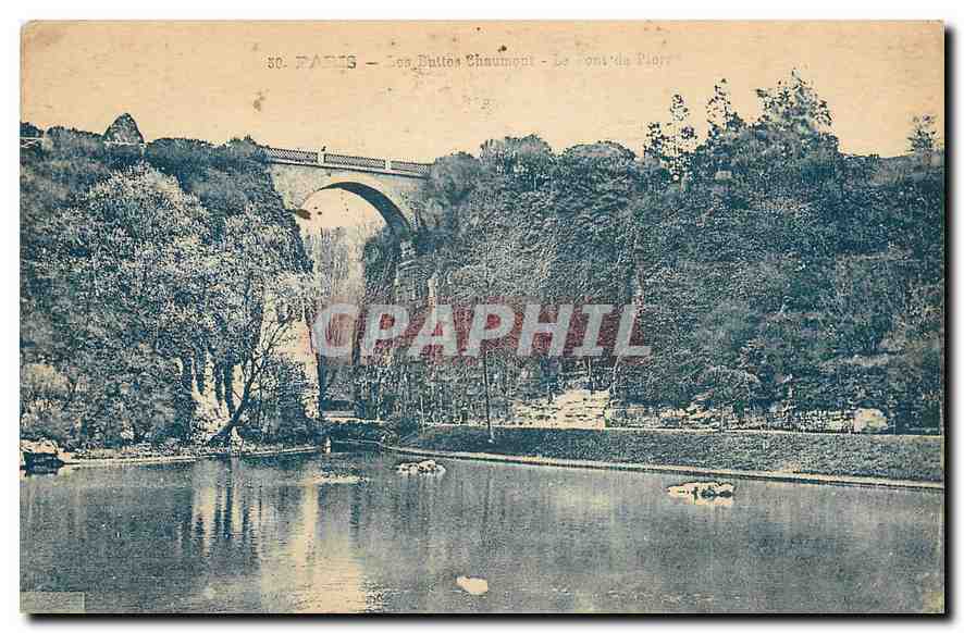 CPA Paris les Buttes Chaumont 