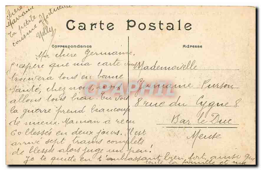 CPA Paris XIV un Coin du Parc de Montsouris  — Rückseite