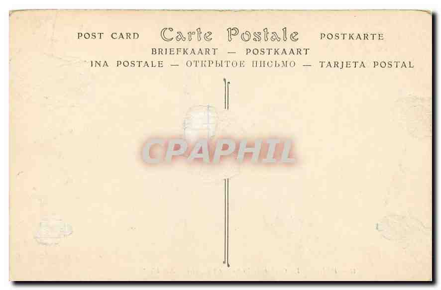 CPA Paris la Crypte de la Sainte Chapelle  — Verso