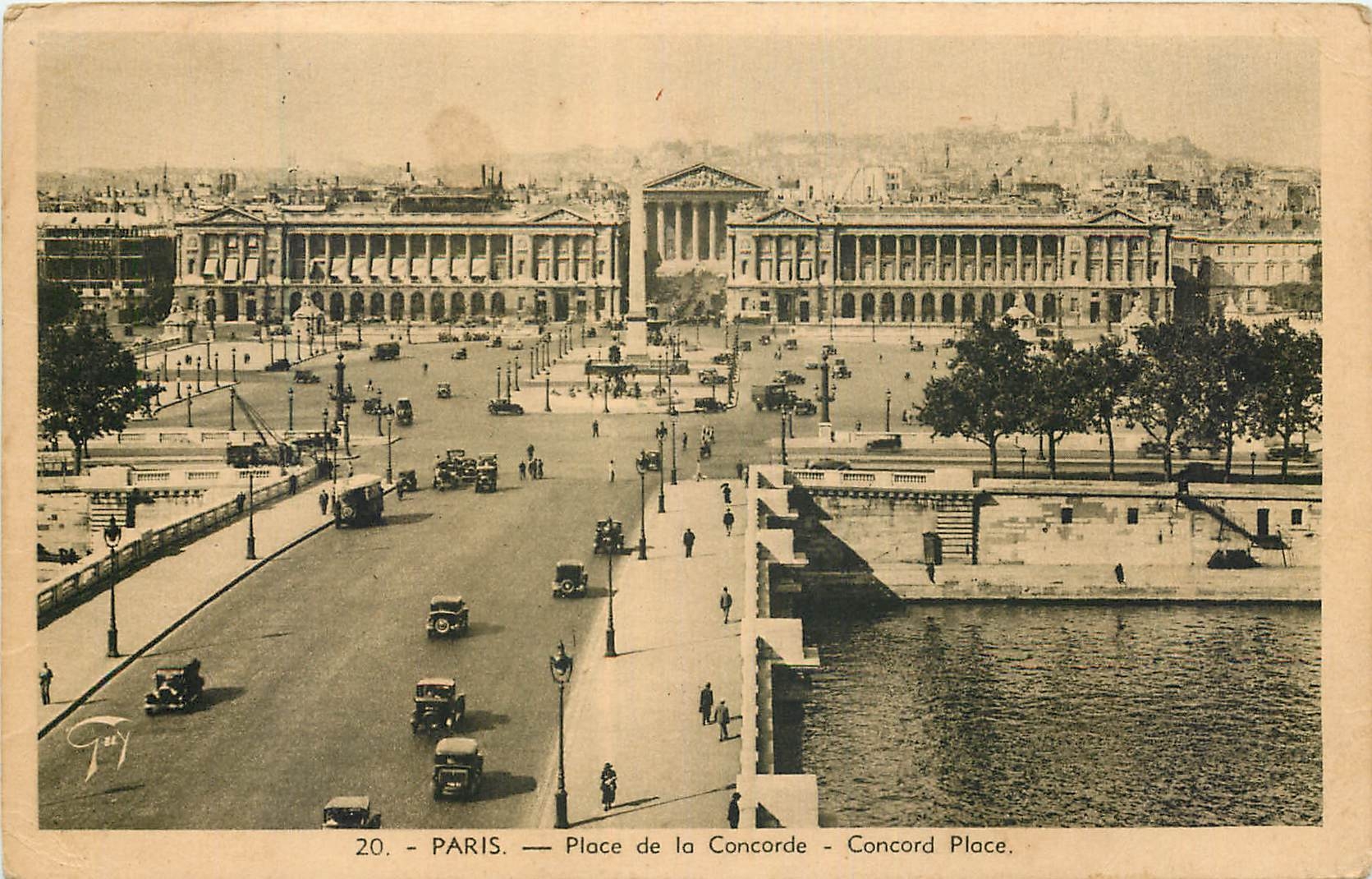 CPA Paris Place de la Concorde 