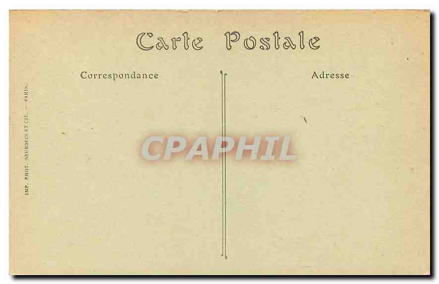 CPA Bois de Boulogne Allee des Poteaux  — Verso