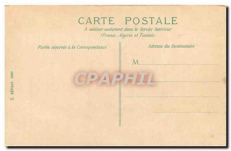 CPA Paris Notre Dame  — Verso