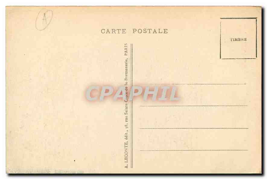 CPA Paris le Sacre Coeur  — Rückseite