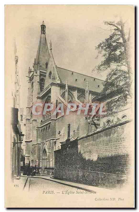 CPA Paris l'Eglise Saint Severin 