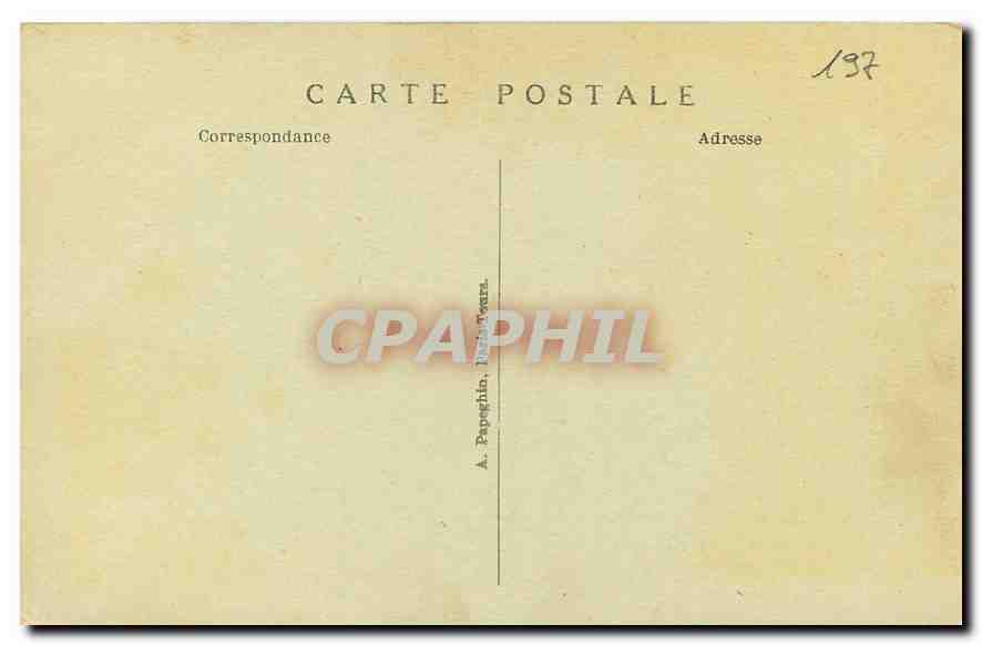 CPA La Madeleine Prison de M Deguerry a la Roquette avec son mobilier  — Rückseite