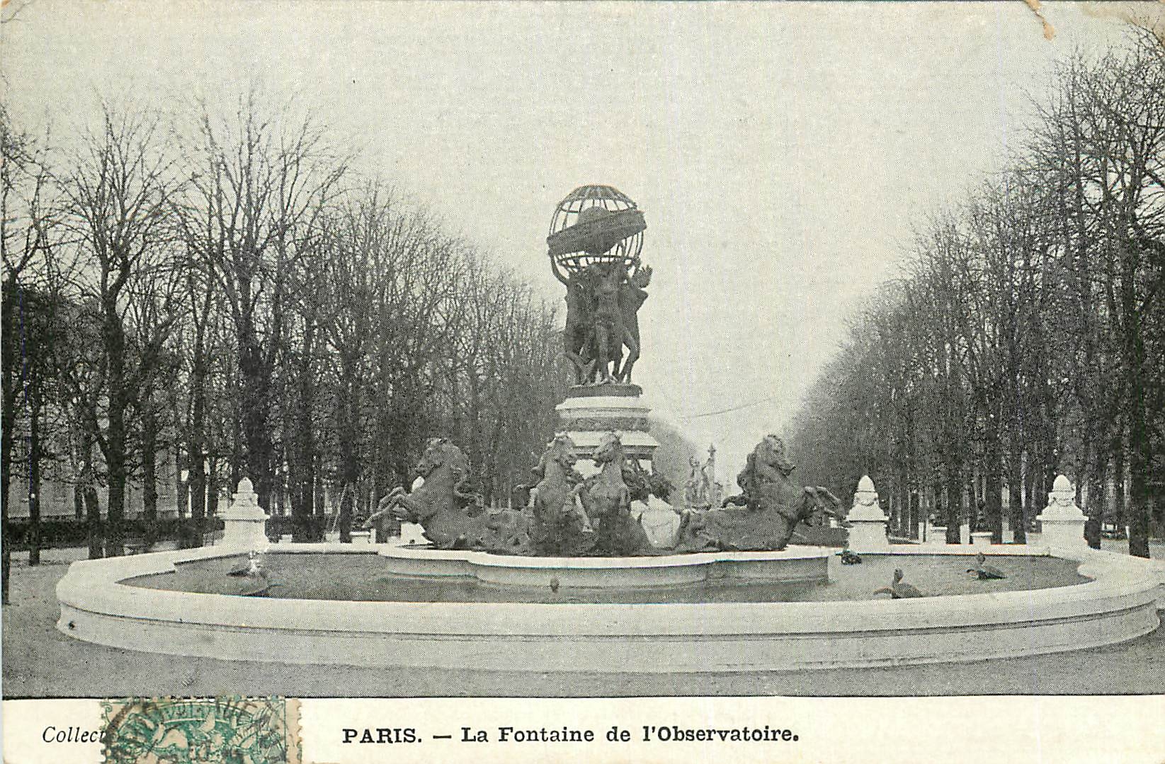 CPA Paris la Fontaine de l'Observatoire 