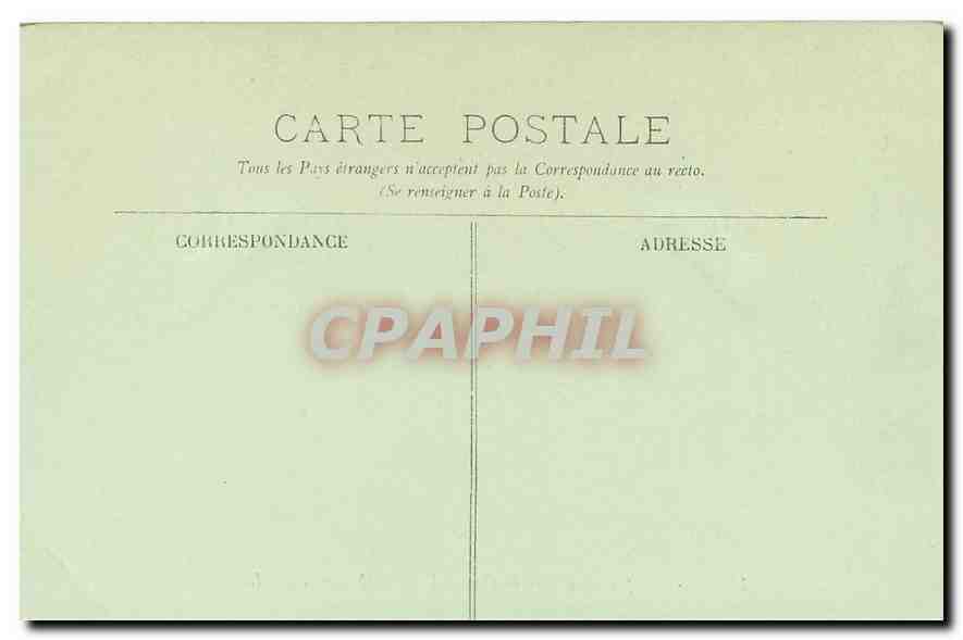 CPA Paris l'Arc de Triomphe de la Place du Carrousel le Quadrige  — Rückseite