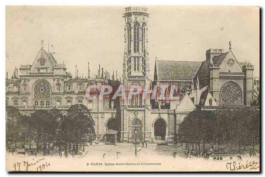 CPA Paris Eglise Saint Germain l'Auxerrois 