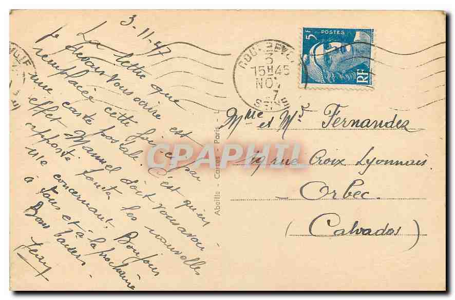 CPA Paris le Sacre Coeur  — Rückseite