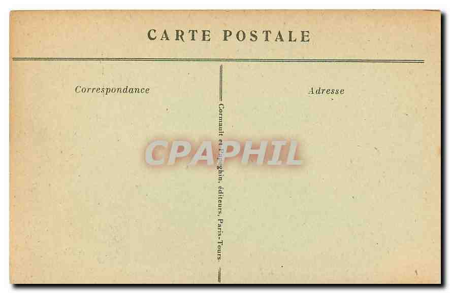 CPA Paris la Place de la Bastille et la Colonne de Juillet  — Rückseite
