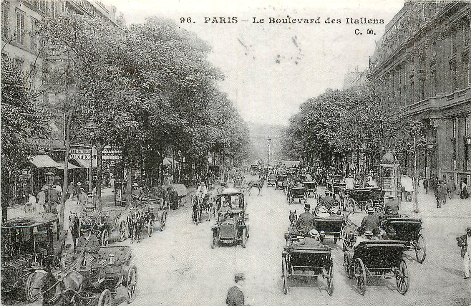 REPRO Paris le Boulevard des Italiens 