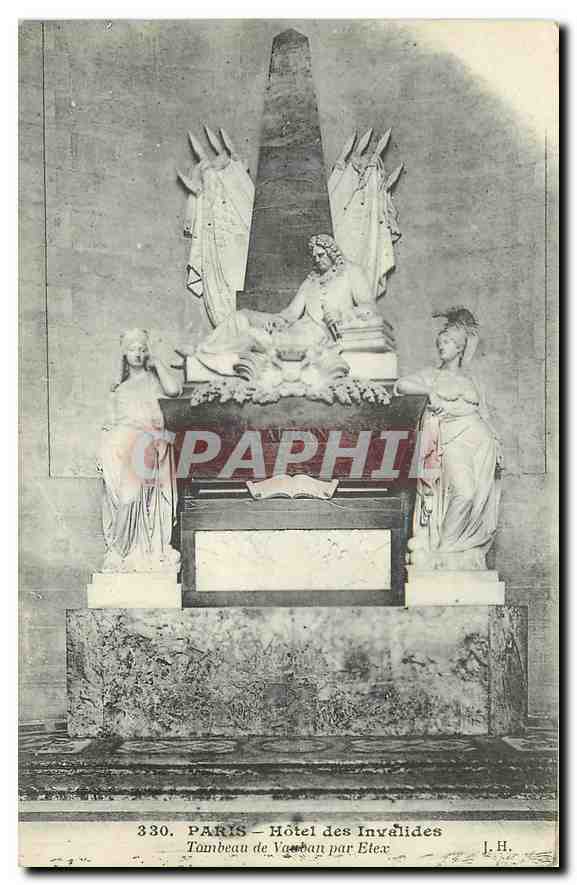 CPA Paris Hotel des Invalides Tombeau de Vayban Par Etex 