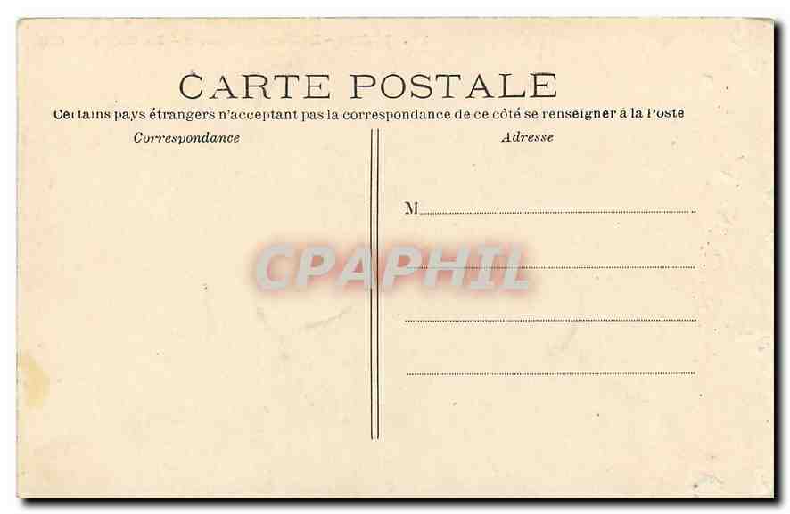 CPA Paris le Parc Monceau la Grille  — Rückseite