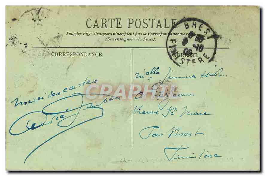 CPA Paris VIII l'Avenue des Champs Elysees  — Rückseite