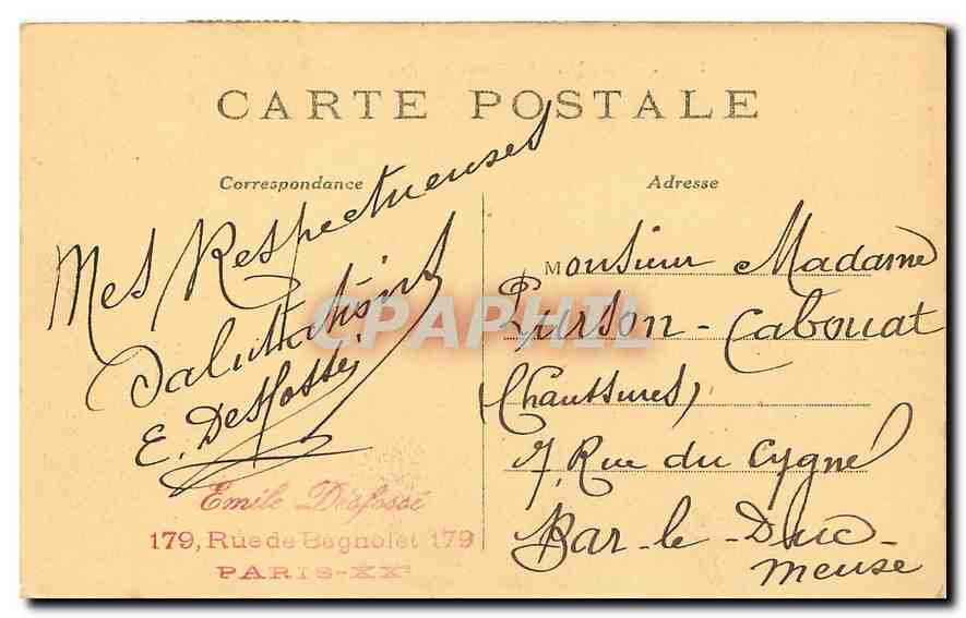 CPA Paris le Pont Neuf et la Cite  — Rückseite